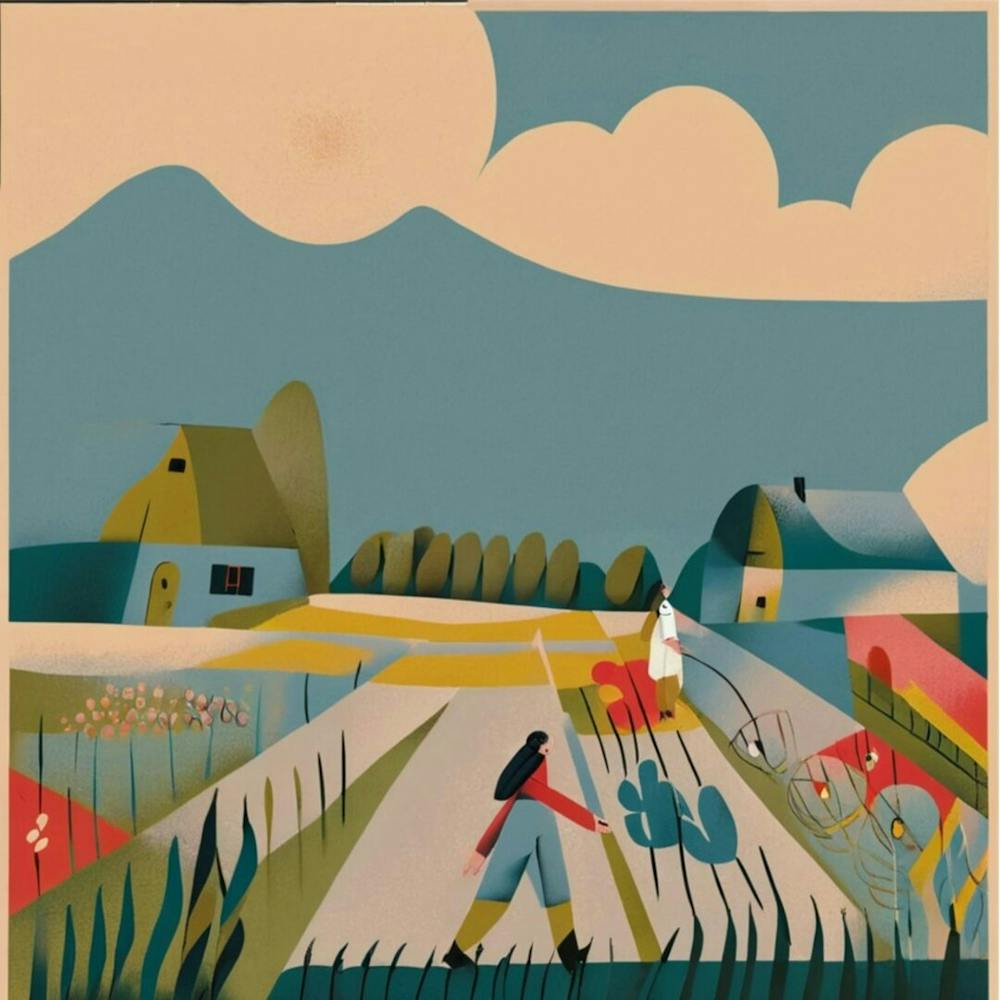 Farm In The Countryside