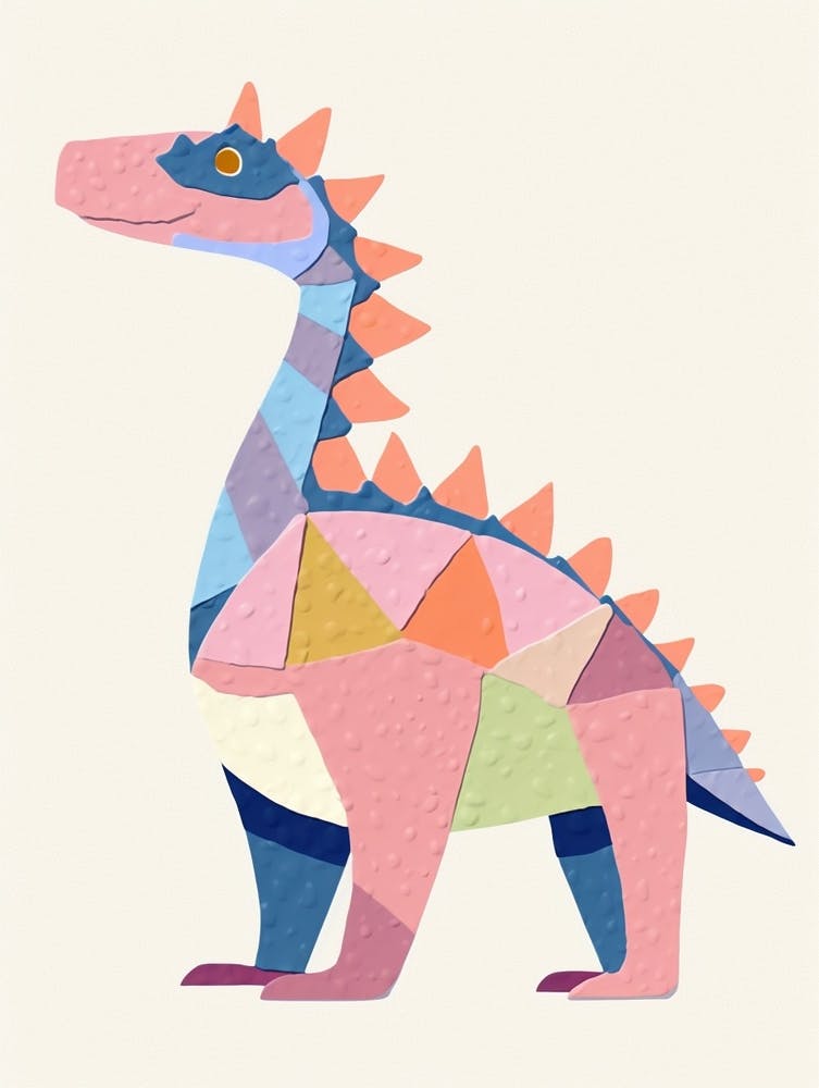 Kinderzimmer Dinosaurier Kunst Kritosaurus 2