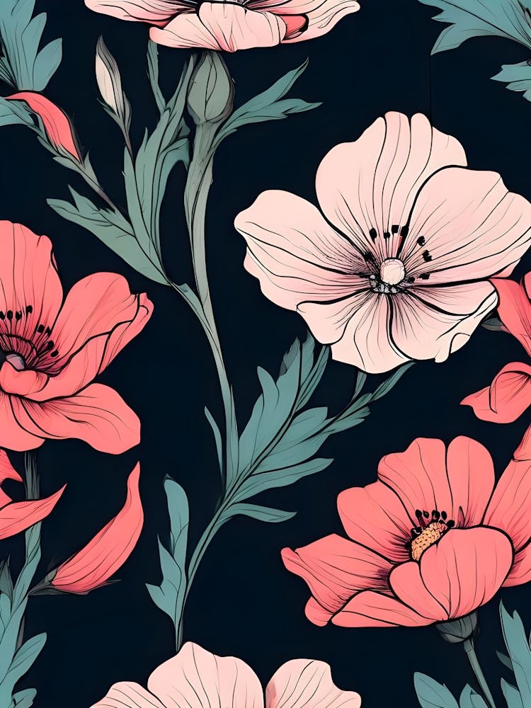 Seamless Floral Pattern 13