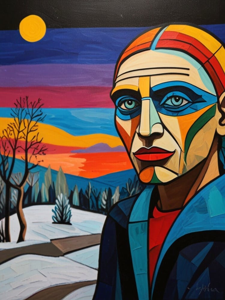 Man In The Snow