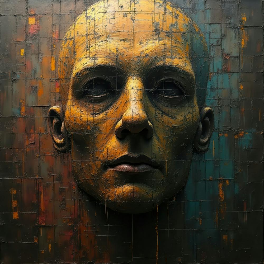 Abstract Portrait Of A Man 1