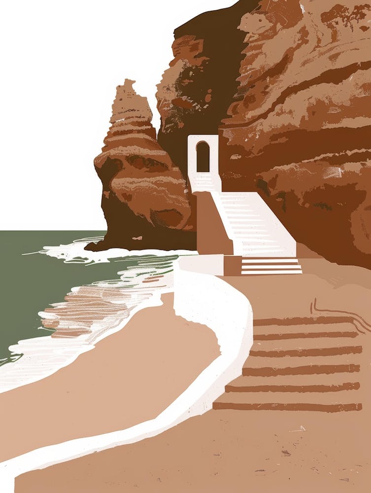 Cliffs And Stairs