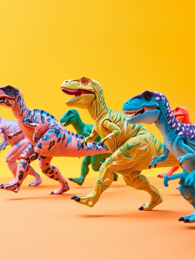 Toy Dinosaur Running 3