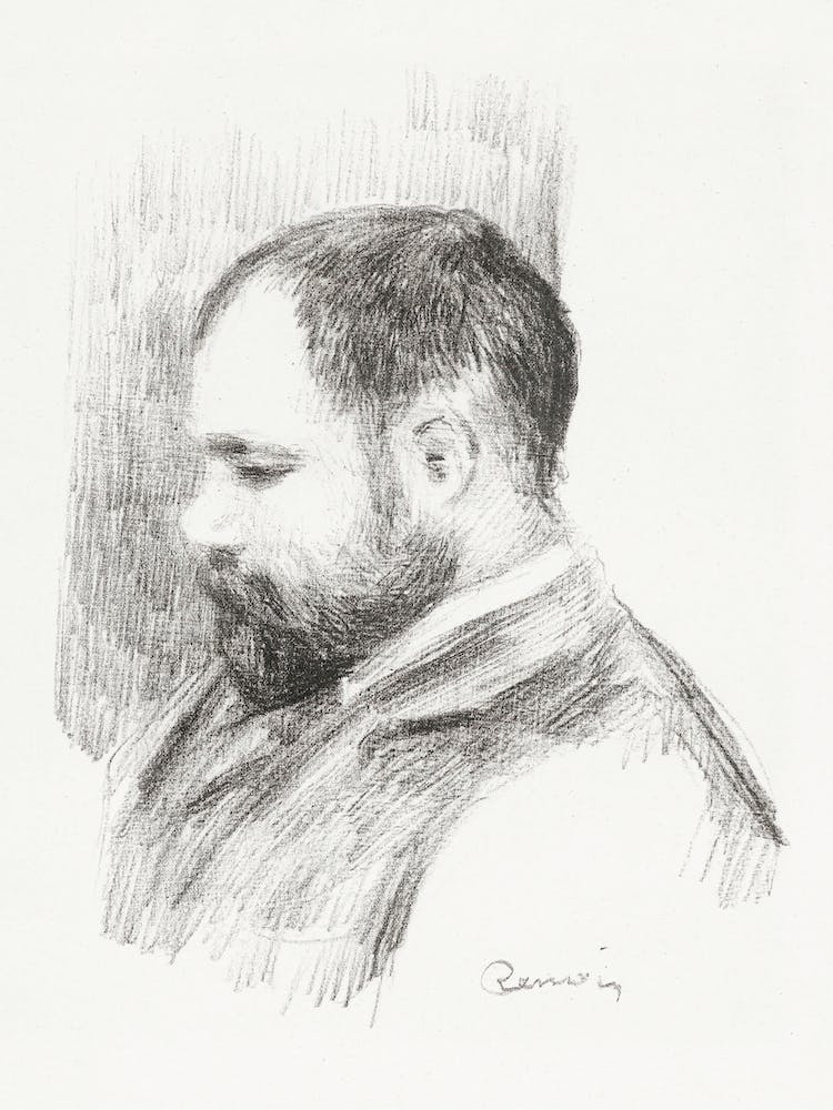 Portrait Of Ambroise Vollard (1904), Pierre Auguste Renoir