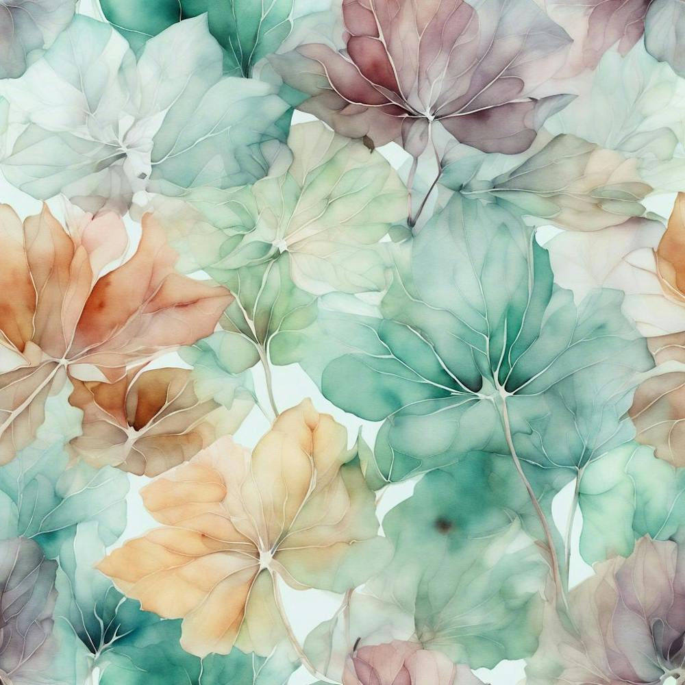 Watercolor Leaves