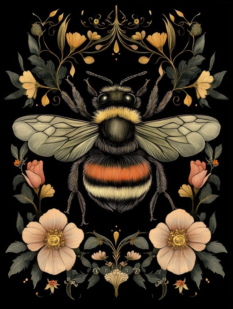 Bees And Flowers 2