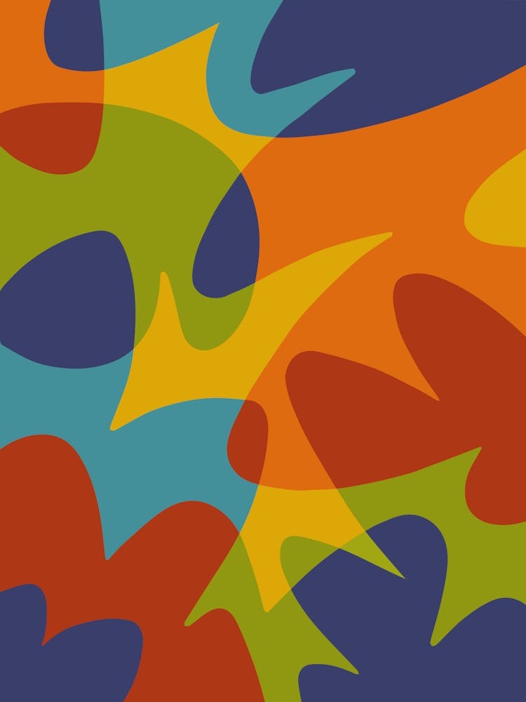 Mid Century Modern Abstract Art