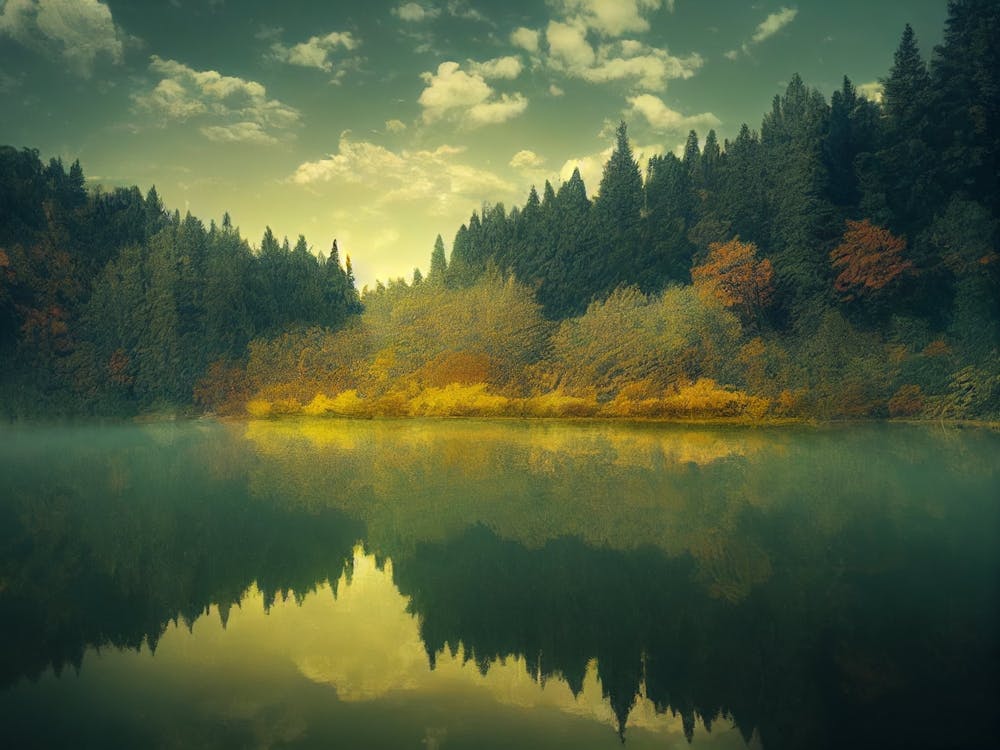 Lake In Autumn 1