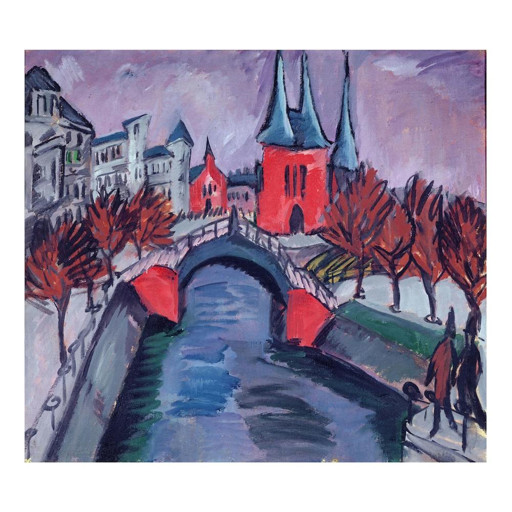 Red Elisabeth Riverbank Berlin