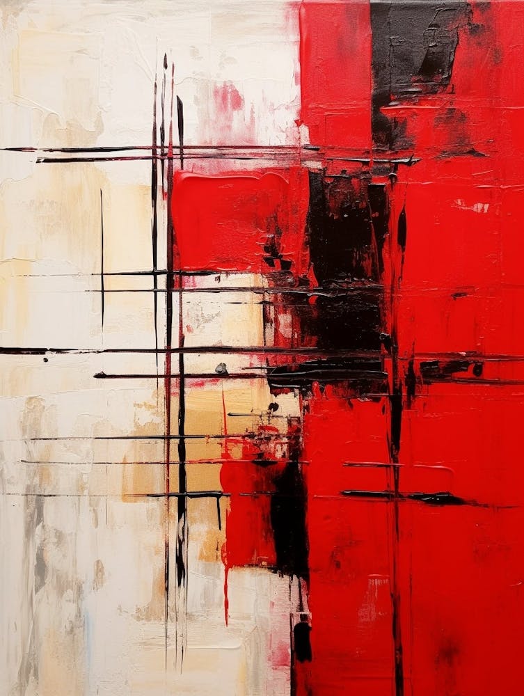 Mondrian Abstract Geometric Illustration 4