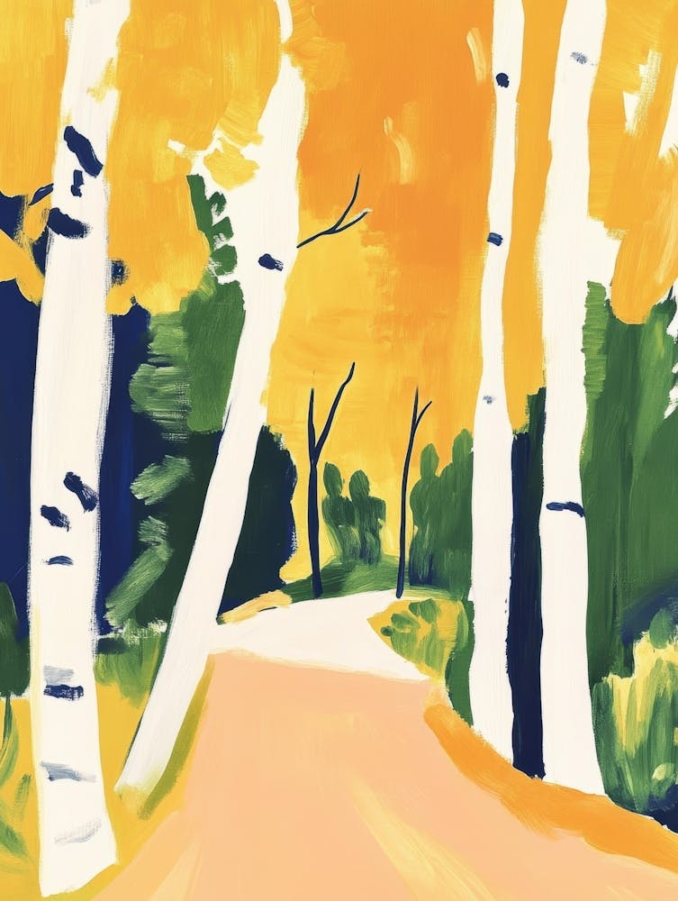 Birch Trees 48