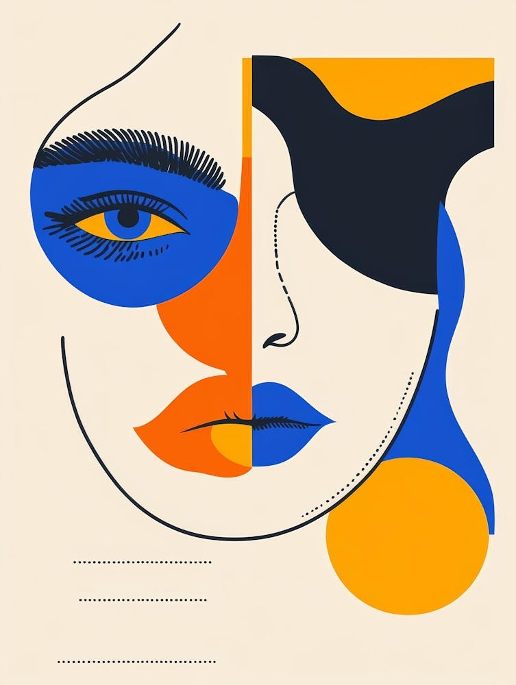 Abstract Portrait Of A Woman 111