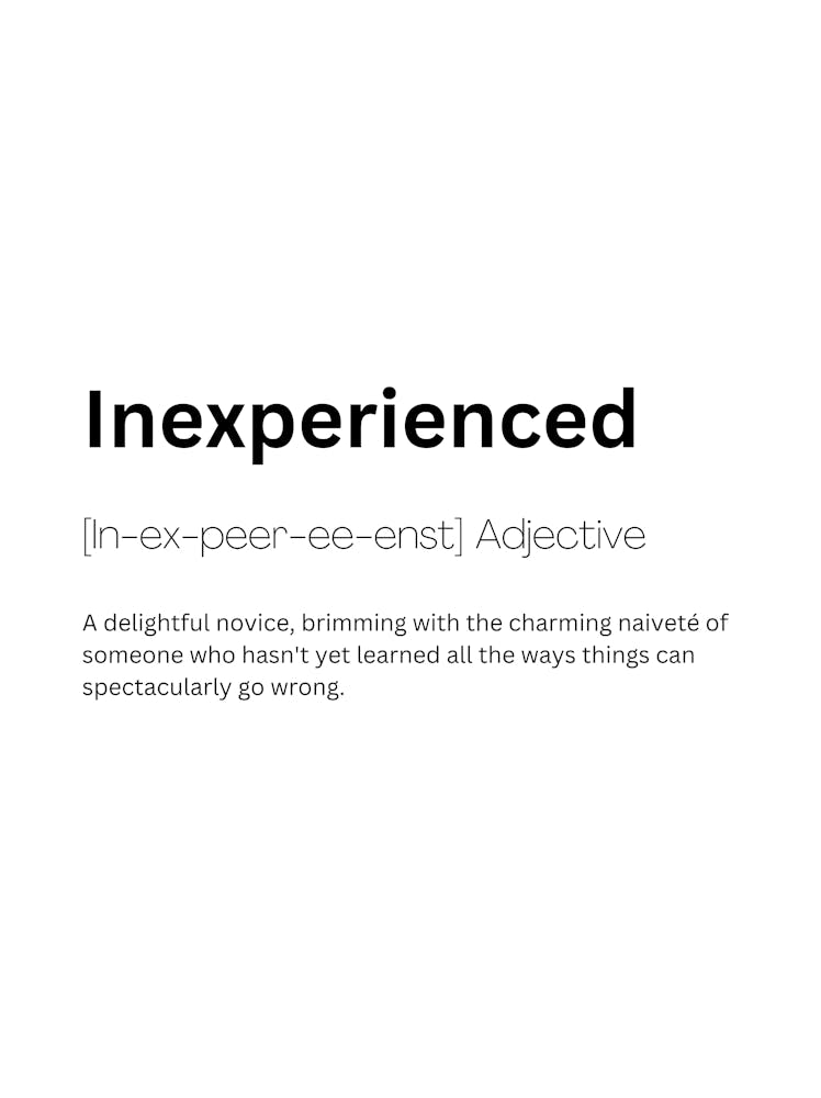 Inexperienced Definition Meaning