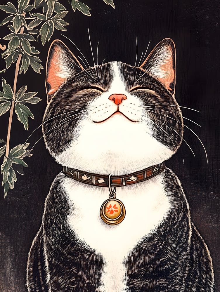 Cat With A Collar
