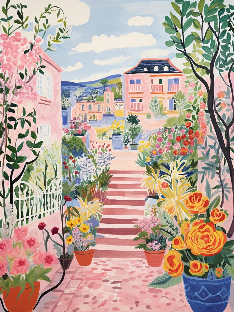 City Perspective Watercolour Illustration