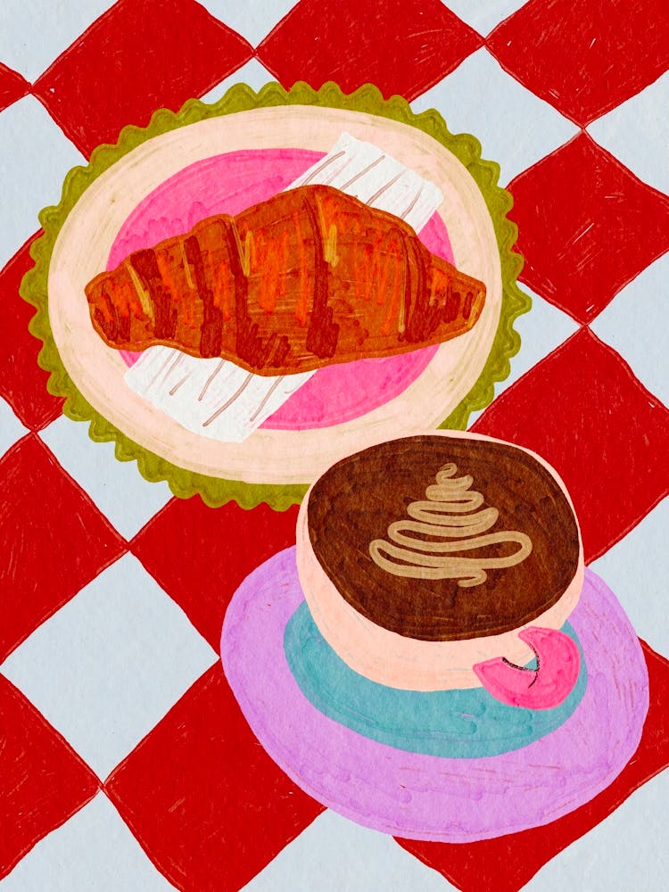 Coffee And Croissants 1