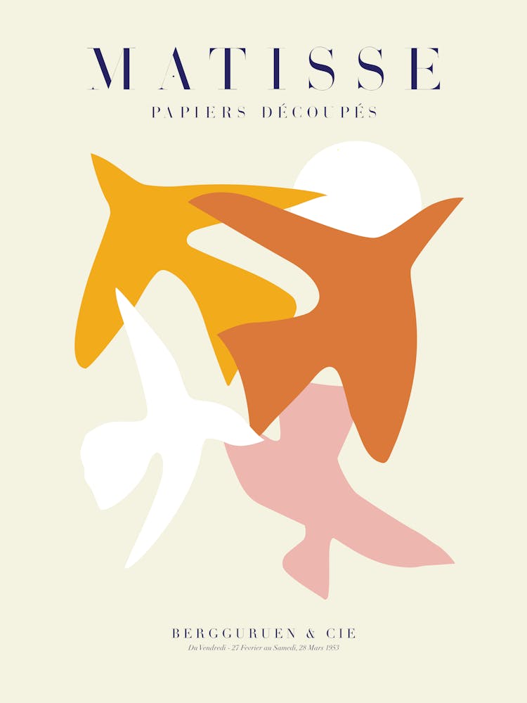 Oiseaux | Triptyque Matisse 122 Droit | Pop Art World 2025