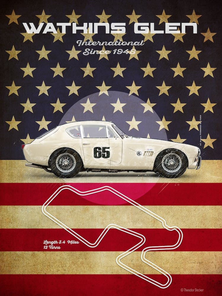 Watkins Glen AC Acela Vintage