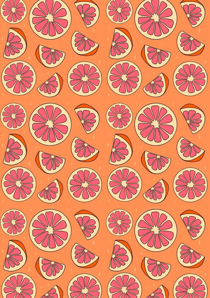 Grapefruit Print