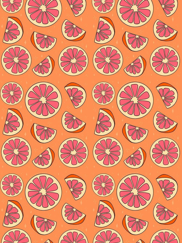 Grapefruit Print