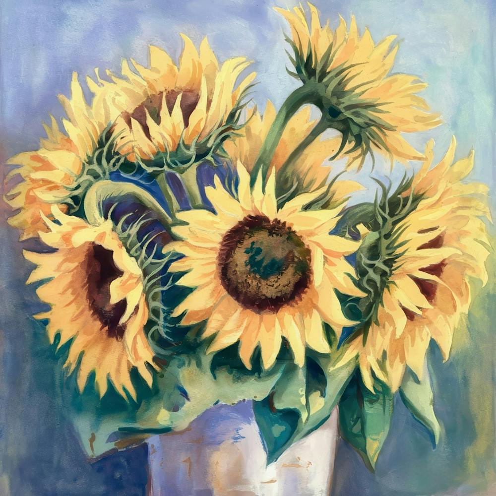 Sunflowers In A Vase 2