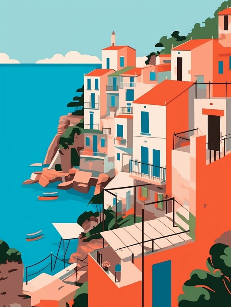 Italy Travel Illustration