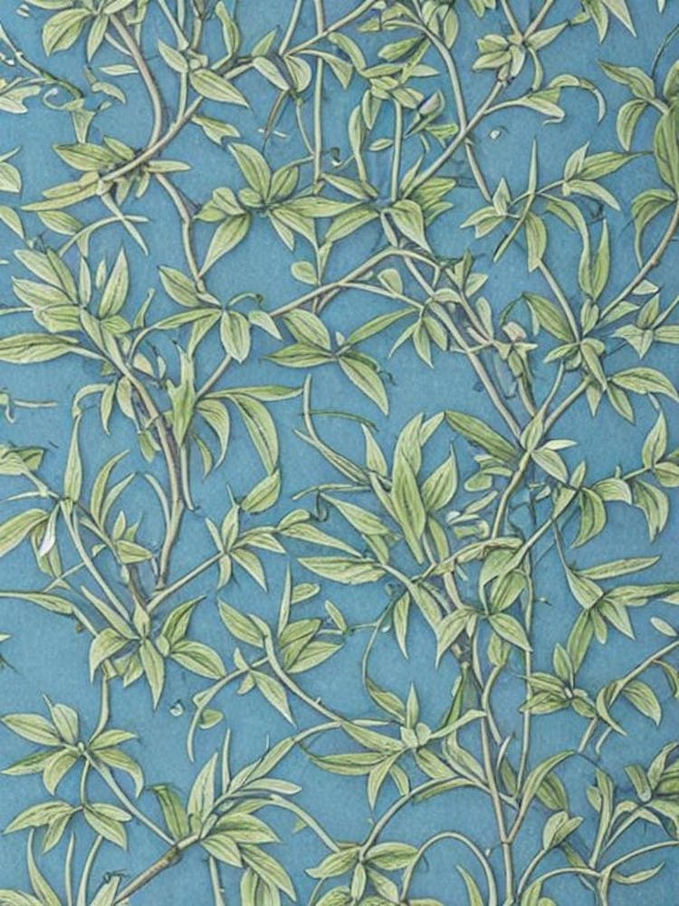 Hickory tree Vintage Botanical