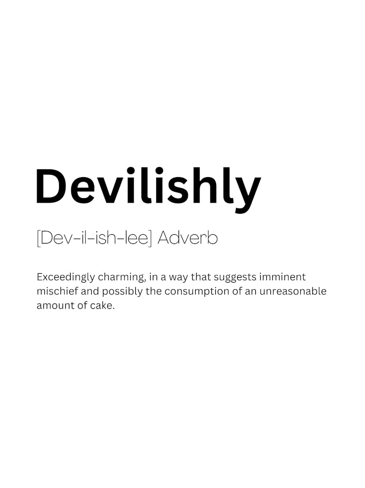 Devilishly Definition Meaning