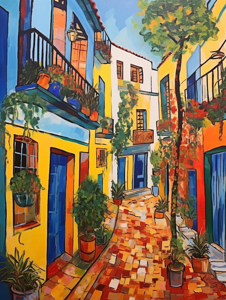 Seville Spain 5 Fauvist Painting