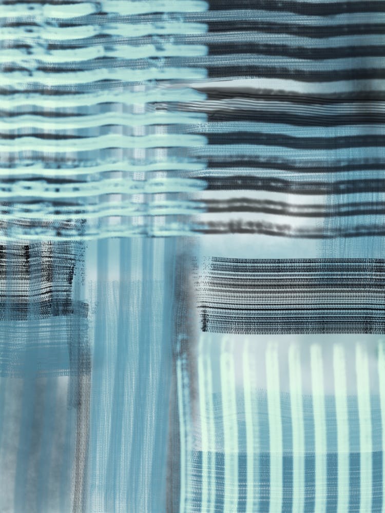 NAUTICAL STRIPES - coltxwilde soothing nautical blue and white stripes, lines , waves, beach  by colt x wilde  