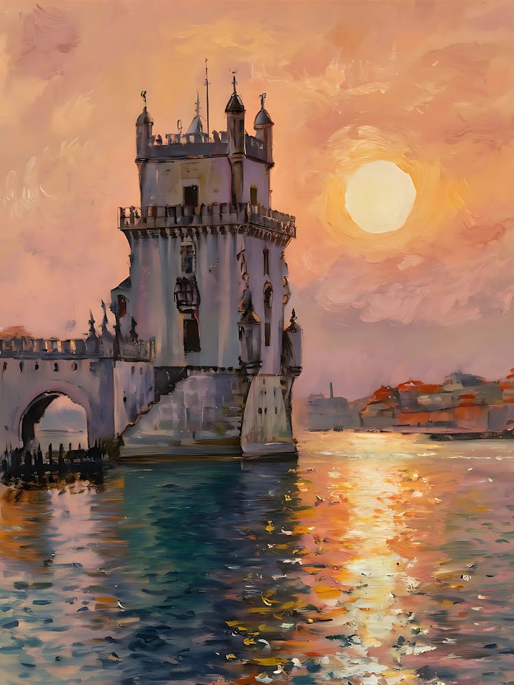 Beale Tower At Sunset