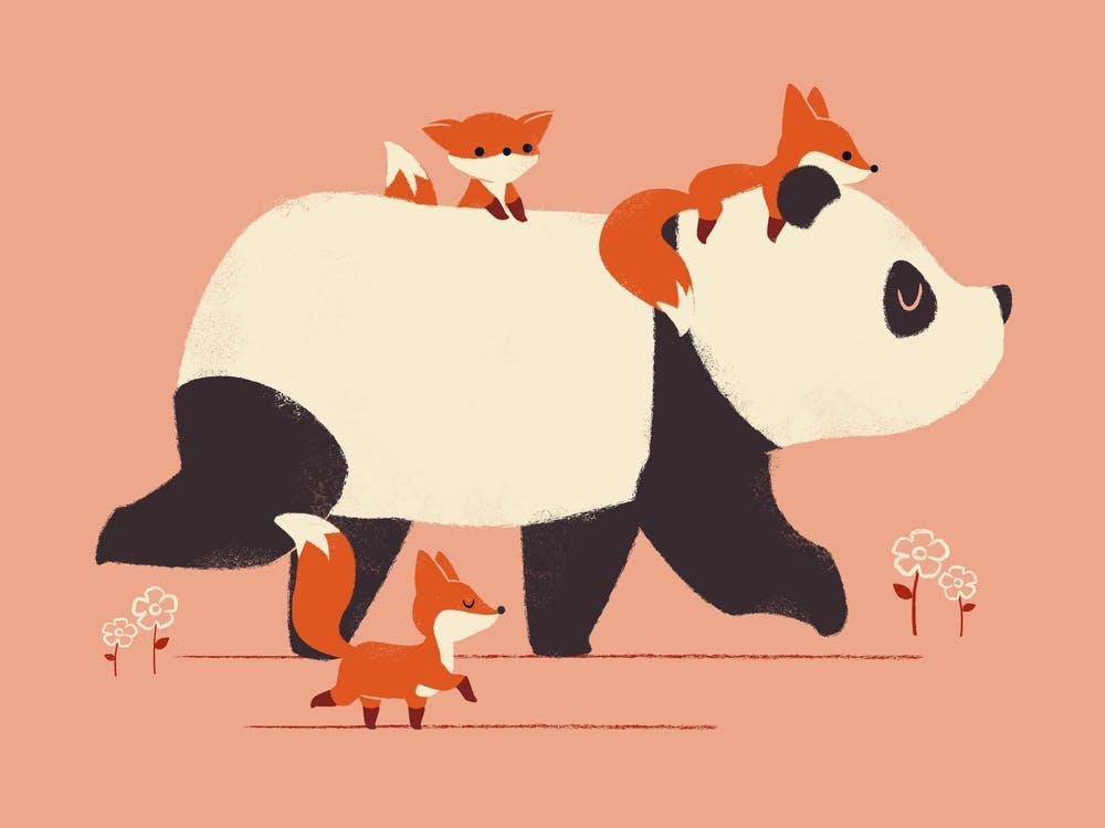 Panda and the Foxes