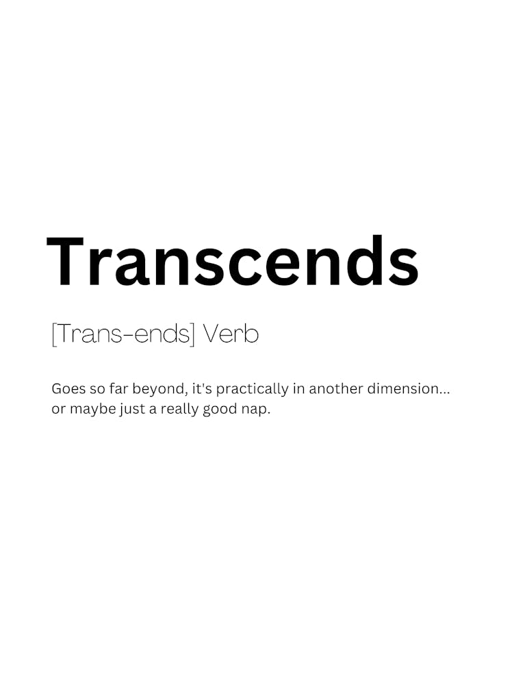 Transcends Definition Meaning