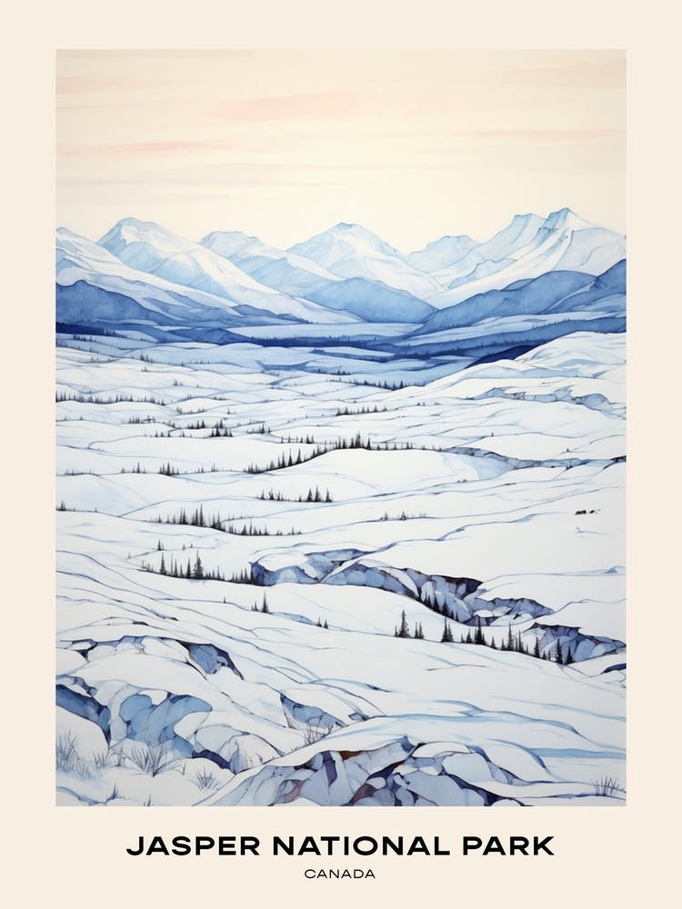 Jasper National Park Canada 3 Poster