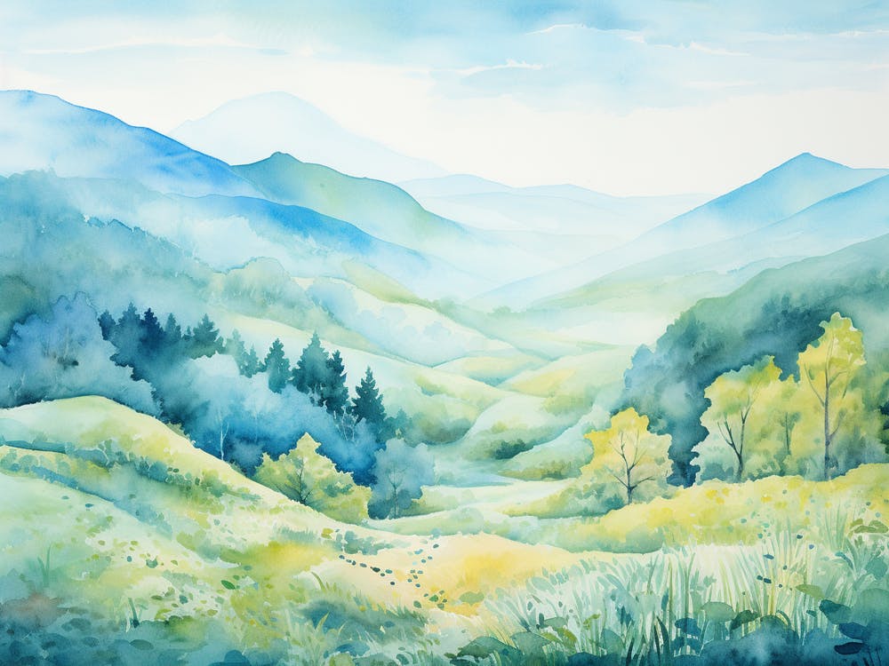 Watercolor Landscape Painting 2
