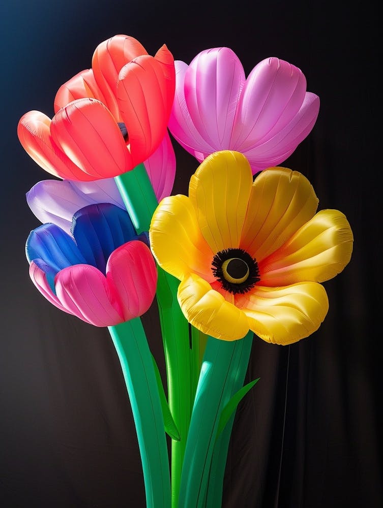 Fleurs Gonflables Lumineuses Anémone 1