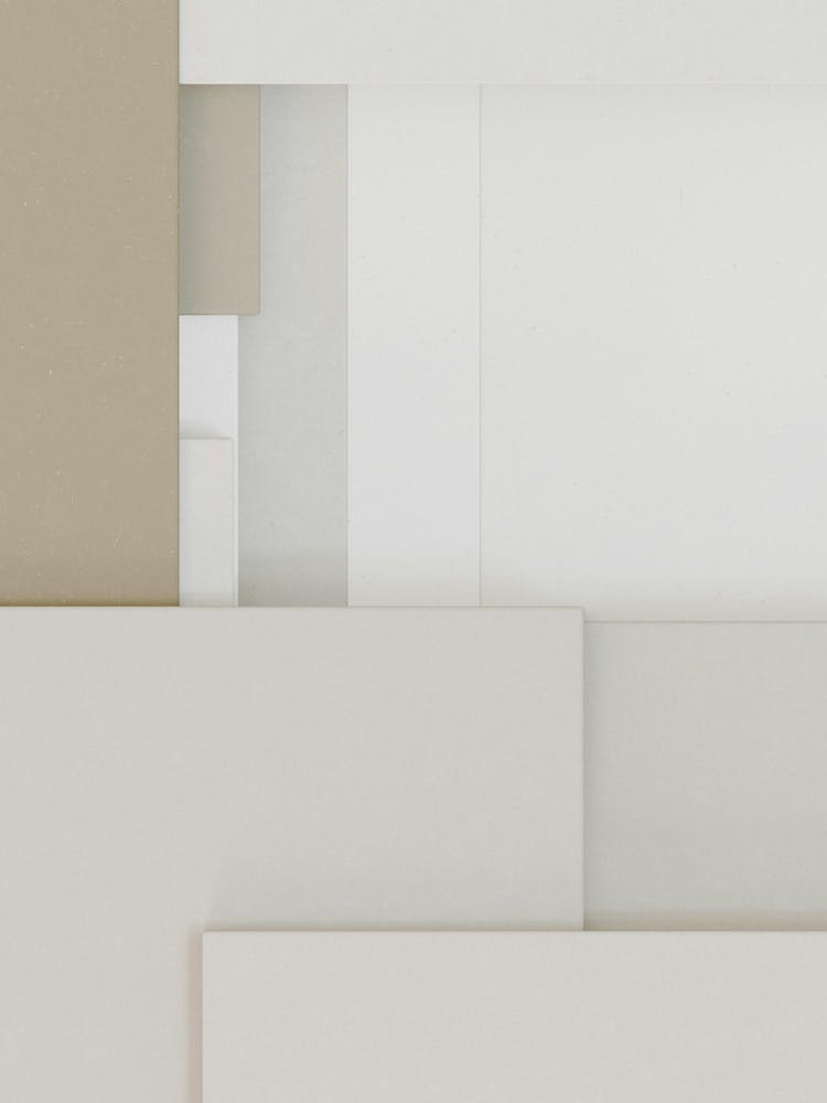 Abstract Beige Chill Minimalist Art