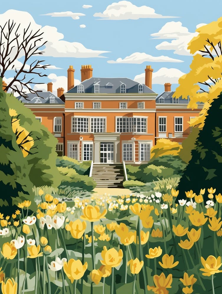 Mount Stewart House And Gardens United Kingdom Illustration 3