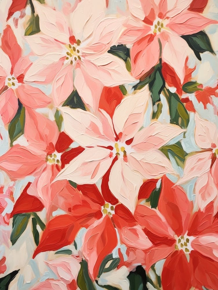 Peinture de Poinsettia 3