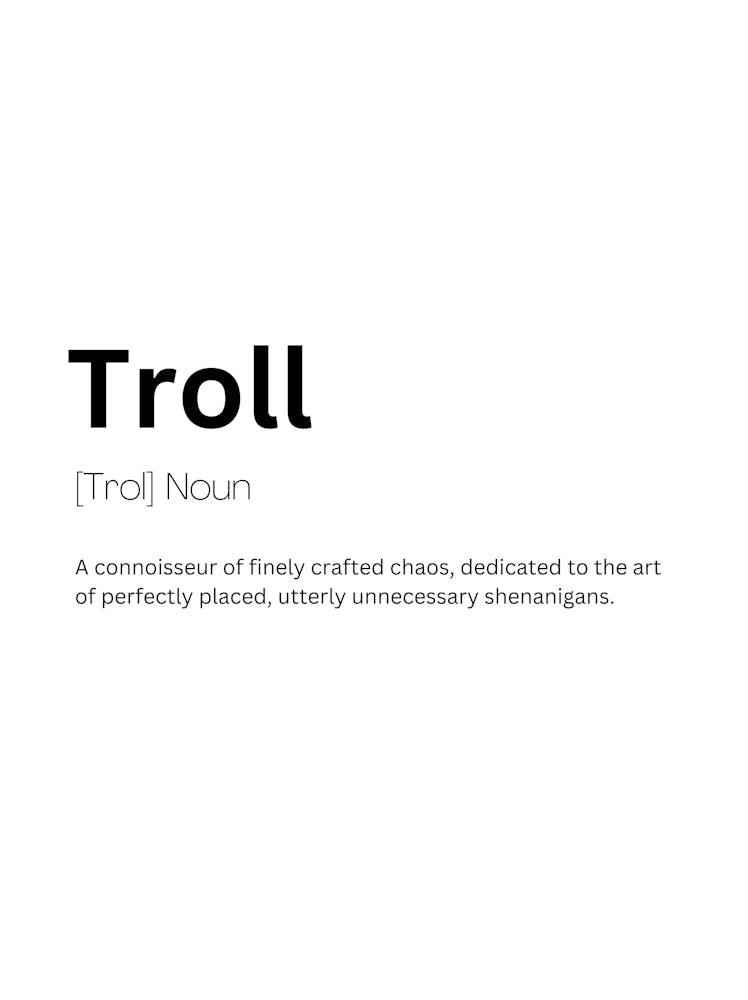 Troll Definition Bedeutung