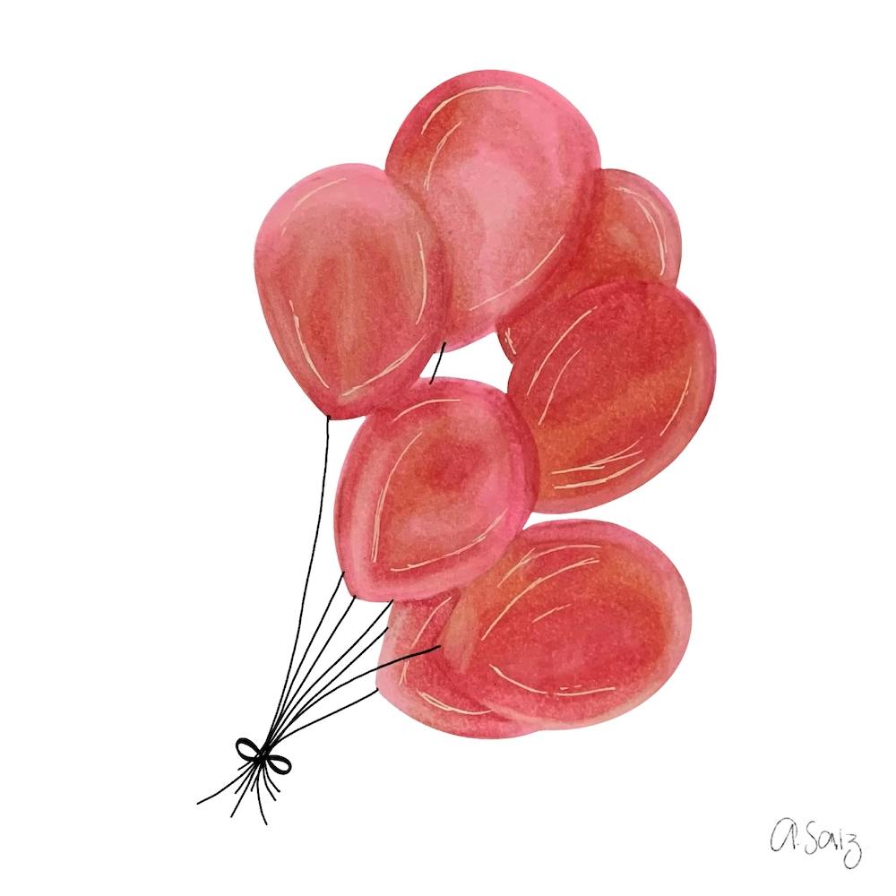 Pink Balloons