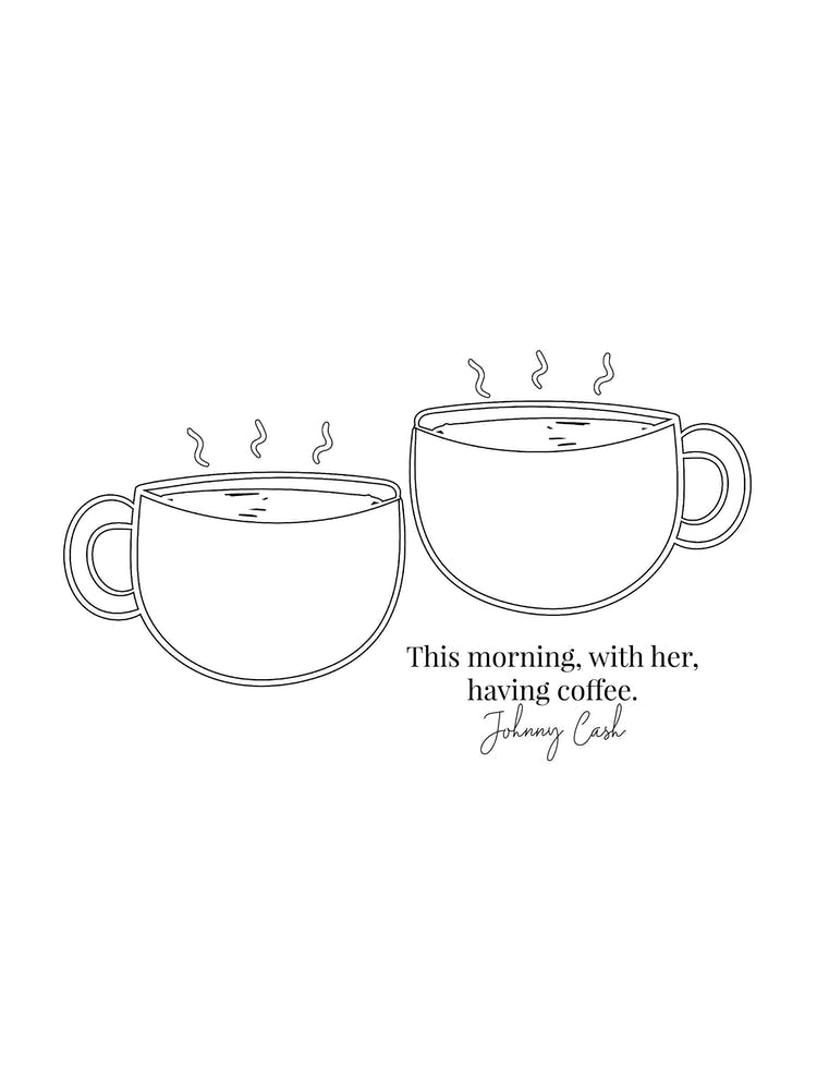 This Morning With Her Having Coffee Johnny Cash 1