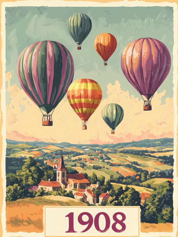 Aihrgdesign A Vintage Travel Poster Of A 1908 Hot Air Balloon D2ad81e6 8a1c 4aba 83d5 E019b5c935c4 3
