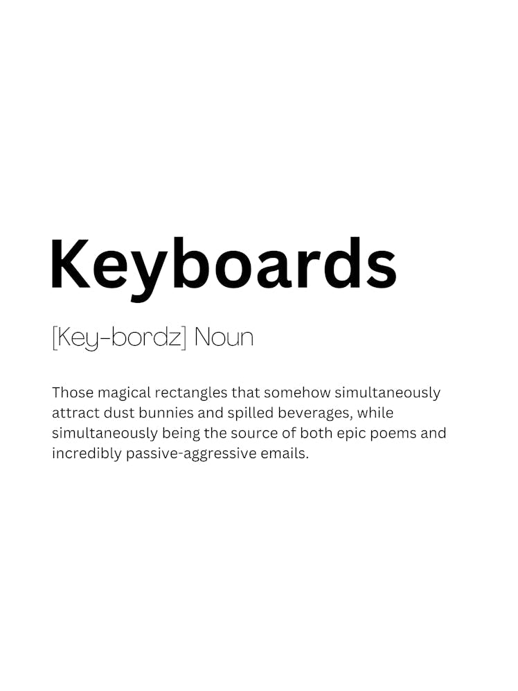 Keyboards Definition Meaning