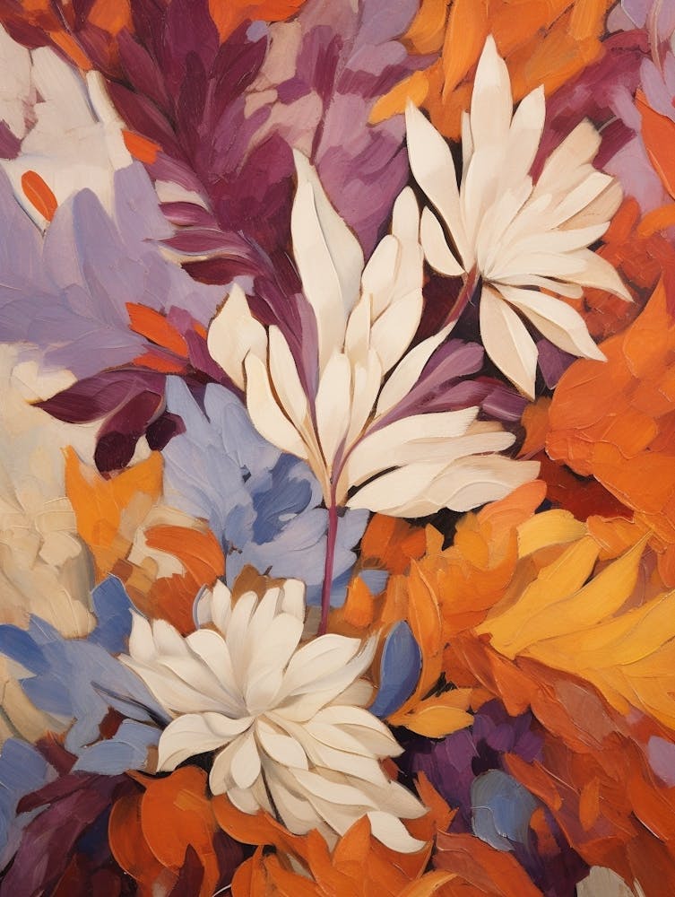 Fall Flower Painting Cineraria 4