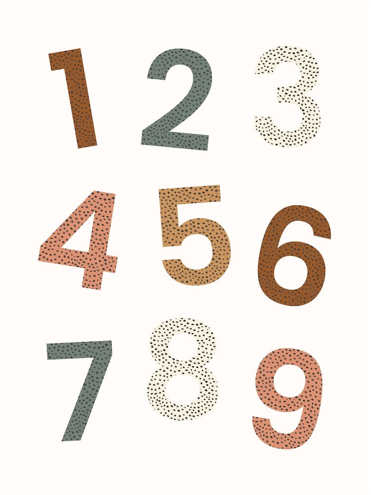 Dotty Colourful Numbers