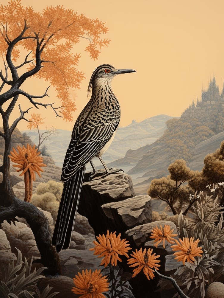 Dark And Moody Botanical Roadrunner 3