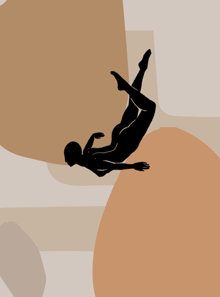 Free Fall Illustration Minimal