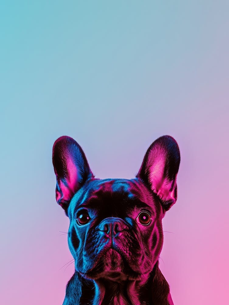 French Bulldog.Generated AI. 2