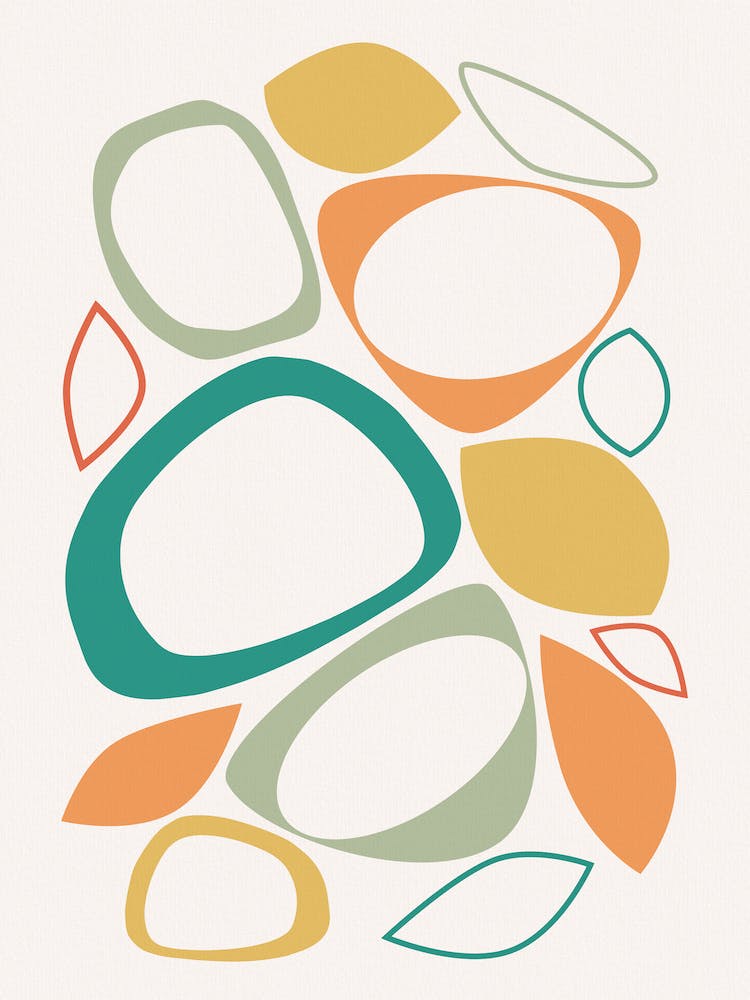 Mid Century Abstract Shapes 8